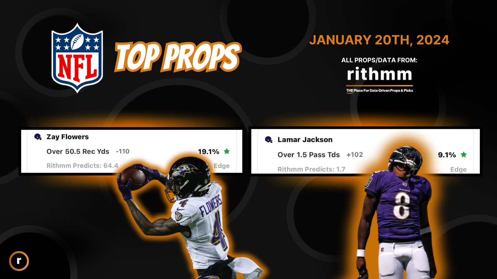 Texans vs Ravens AI NFL Player Prop Picks For Todays Game